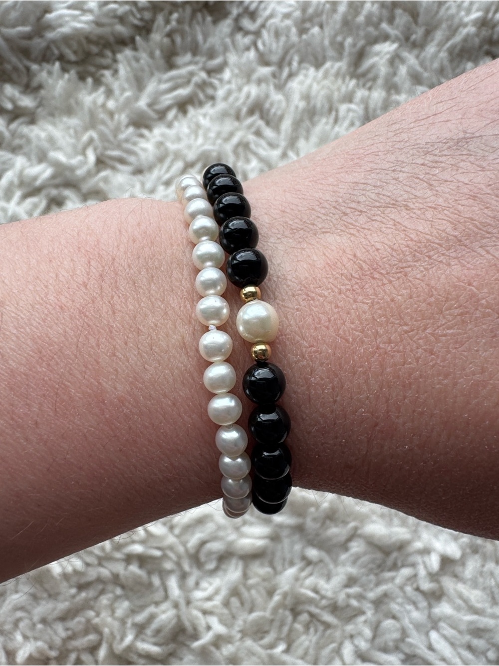 14K Pearl Bracelet - Picture 1 of 4